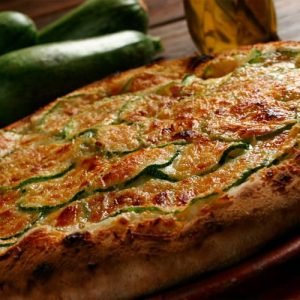 Abobrinha com requeijão