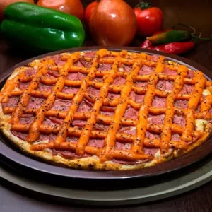 Calabresa com cheddar